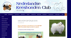 Desktop Screenshot of keeshondenclub.nl